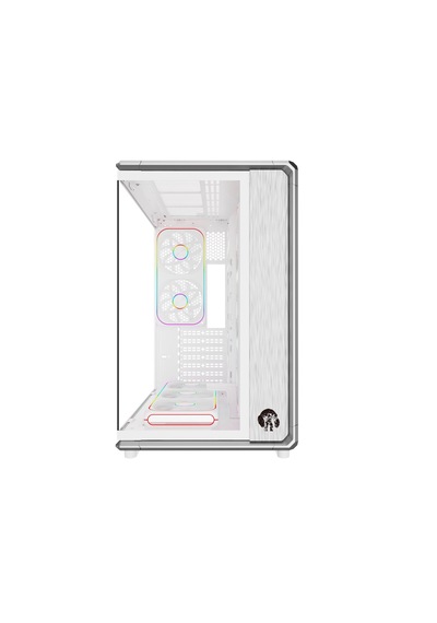 Strong Vhagar 8x 120mm Argb Fanlı Kumandalı Gaming Akvaryum Beyaz Kasa Powersız