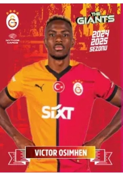 Mythos Cards Galatasaray The Giants 2024/25 Sezonu Dev Poster ve Çıkartma Seti