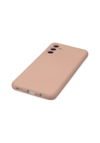 Newface Samsung Uyumlu Galaxy A04s Kılıf Nano İçi Kadife Silikon - Pudra pudra