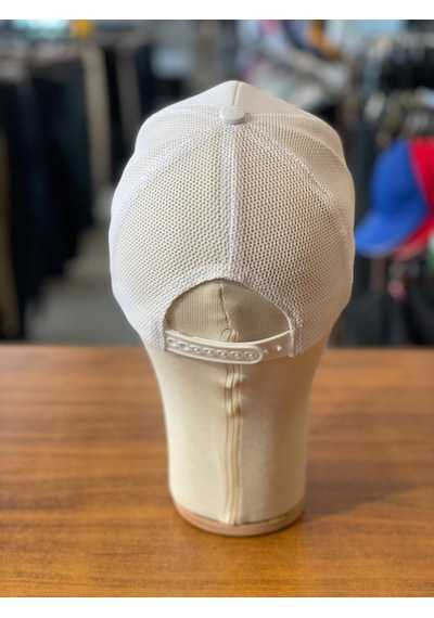 Türkiye Bayrak Nakışlı Fileli Unisex Beyzbol Cap Şapka Beyaz