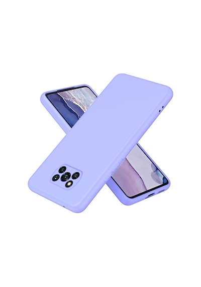 Poco X3 Pro Uyumlu Silikon Kılıf - Pastel Renk Tonu Kamera Korumalı Esnek Kapak - Lila Lila