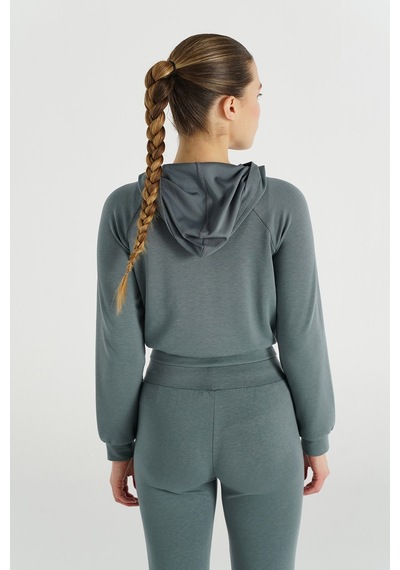 Hummel Alpa Fermuarlı Hoodıe 922140-7319 Gri