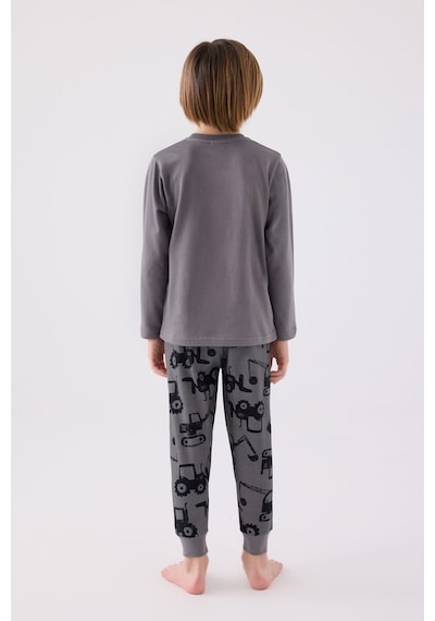 Rolypoly Erkek Çocuk Gri Pijama Takım 3424 001