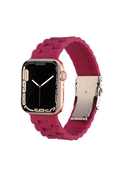 Apple Uyumlu Watch 7 45mm Krd-72 Kordon Gri