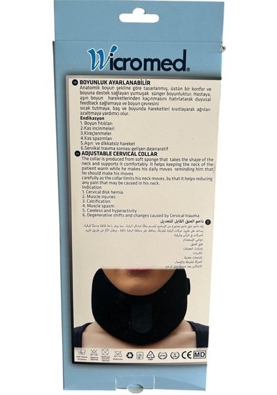 Vicromed Ayarlanabilir Boyunluk Siyah