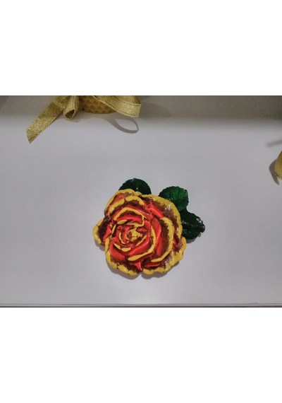 Çiçek Motifli Magnet 5 Cm 5.5cm