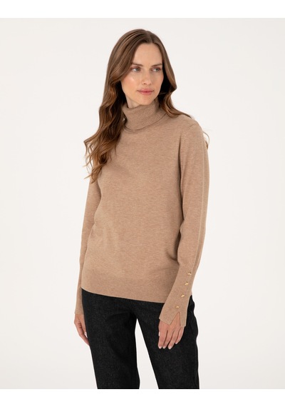 Pierre Cardin Kadın Bej Kazak /triko 50310886-vr011 Bej