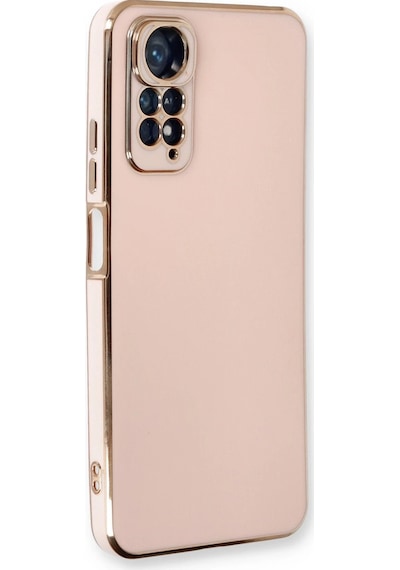 Newface - 19 - Xiaomi Redmi Note 11 Kılıf Volet Silikon - Ece-umay - - Pembe