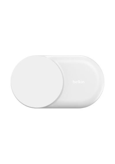 Belkin Wız039kqwh Ultracharge 2-in-1 Katlanabilir Qi2 25w Magsafe Uyumlu Kablosuz Şarj Standı - Beyaz