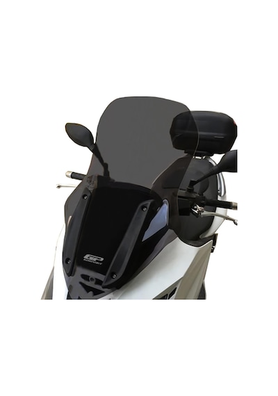 GP Kompozit Kymco Xciting 250 R 2014-2016 Uyumlu Ön Cam Füme 72 cm