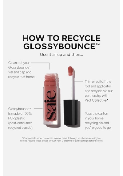 Saie Glossybounce Parlaklık Veren Nemlendirici Dudak Yağı Burst 5ml Burst