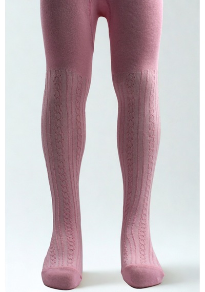 Kardeşler Çorap Kız Çoçuk Pamuklu Zincir Desen Külotlu Çorap Pembe Pembe-zncr - 624867508 Pembe-zncr