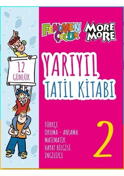 Fenomen Çocuk 2024 2. Sınıf Yarıyıl Tatil Kitabı