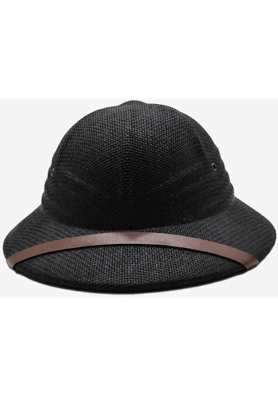 Külah Premium Safari Explorer Şapka Unisex Ayarlanabilir Hasır Kask - Siyah