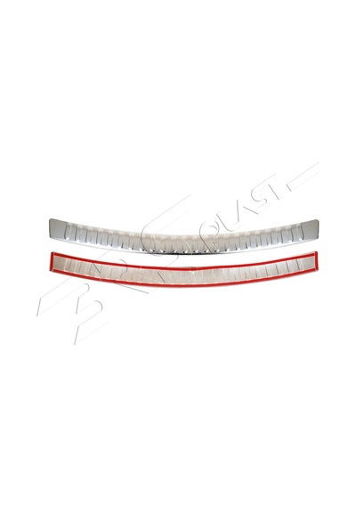 Volkswagen Golf 6 Plus Uyumlu 2009-2014 Krom Arka Tampon Üstü Koruma Paslanmaz Çelik