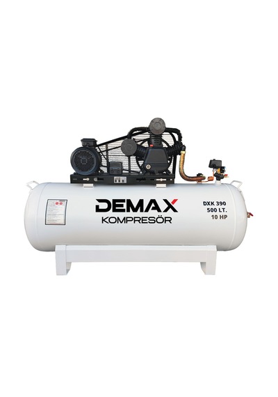 Pistonlu Hava Kompresörü 12 Bar 500 Lt 10 Hp Demax