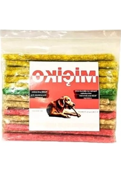 Renkli Çubuk Köpek Ödülü 14 Cm Uzunlukta, 100 Gram
