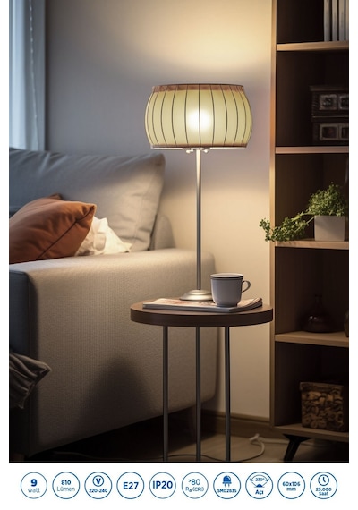 Rtl01113 Rother A60 Led Ampul 9w E27 810 Lümen 4000k Gün Işığı - Enerji Tasarruflu Ampul
