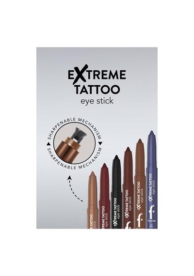 Flormar Extreme Tattoo Işıltılı Asansörlü Kalemtıraşlı Jel Göz Kalemi & Far Stick - 005 Bronze