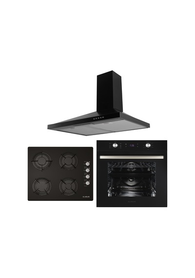 Alveus Middle 627 MFA 627 - GLS 640 - Gusto Siyah Ankastre Set