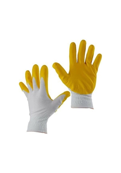 By Eli Soft Sarı Poşetli İşçi Eldiveni No-10xl- 12'li Paket