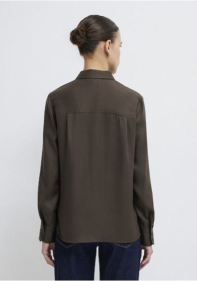 Mavi - Haki Tencel Liyosel Gömlek 1211506-71603 Yeşil