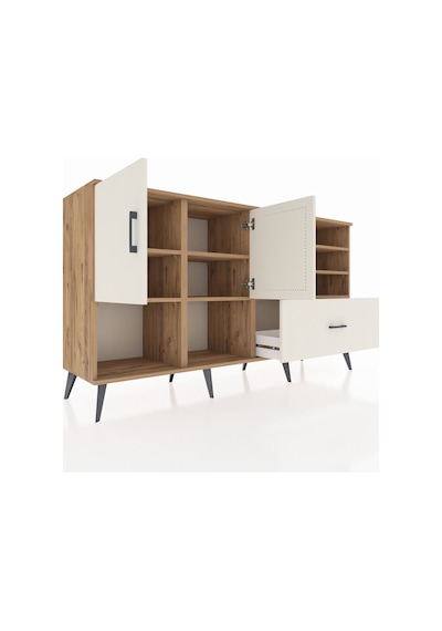 Kronos Konsol 7 Raflı Tek Çekmeceli 2 Kapaklı 176x59x99 Çam-aytaş Çam-aytaşı Kronos Konsol 7 Raflı Tek Çekmeceli 2 Kapaklı 176x59x99 Çam-aytaş Çam-aytaşı
