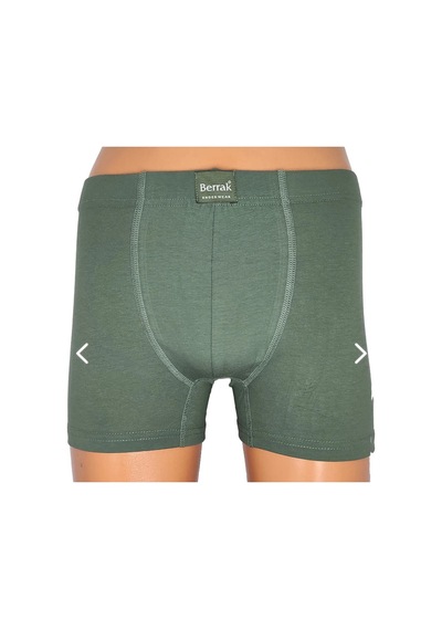 Berrak İç Giyim Berrak 10'lu Paket Berrak 4498 Erkek Boxer-yeşil-xl