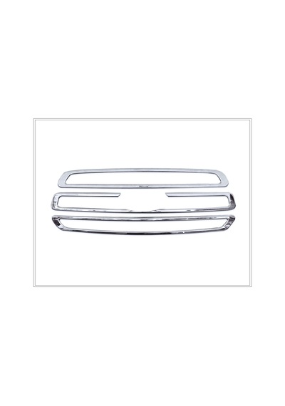 Ford Transit Krom Ön Panjur 3 Prç. 2013-2019 P.Çelik