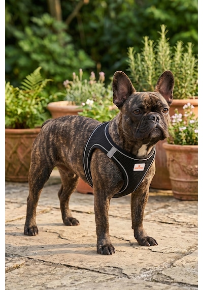 Kediler Ve Köpekler İçin Rahat, Dayanıklı Göğüs Tasması Xl Siyah