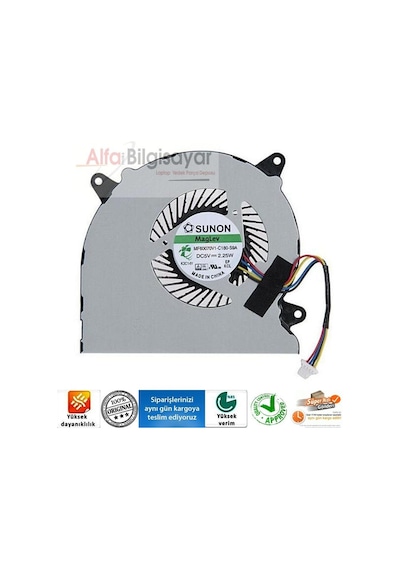 Asus Uyumlu N550Jk-Cn168H Fan  Cpu Cooling İşlemci Fanı