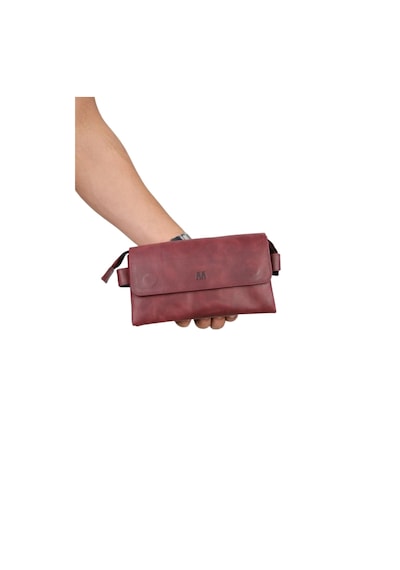 Mft Leather Hakiki Deri Unisex El Çantası Boliva 9874 Tiguan Bordo