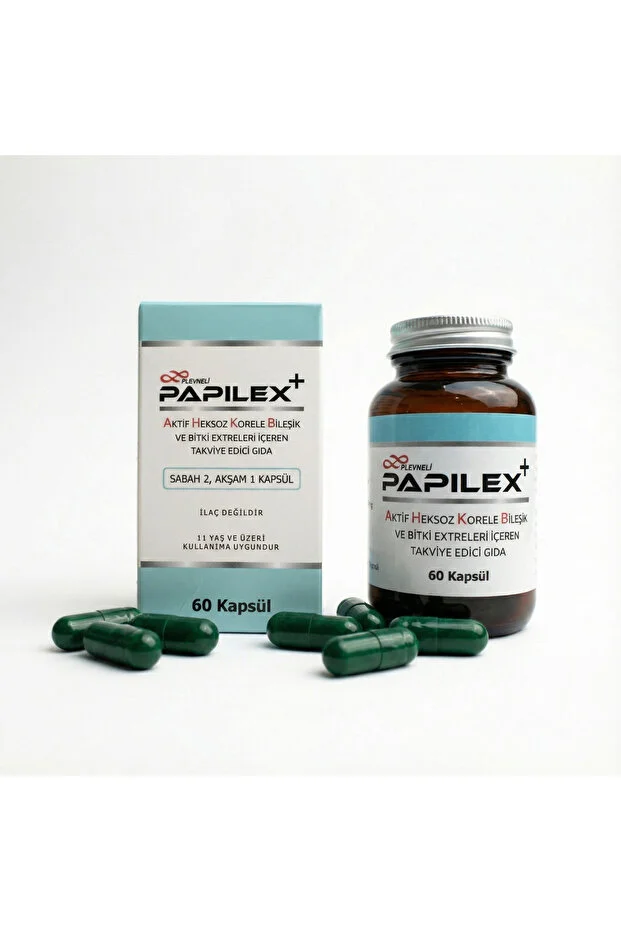 Papilex+ Ahcc Egcg Reishi Ve Bitki Ekstreleri İçeren Takviye Edici Gıda