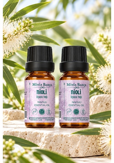 Nioli Uçucu Yağı Niaouli Essential Oil Sertifikalı & %100 Saf - 10 Ml X 2 Adet 10 ML