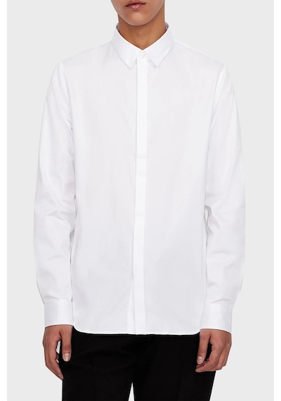 Armani Exchange Erkek Gömlek 8NZCBD ZN10Z 0113 BEYAZ Beyaz