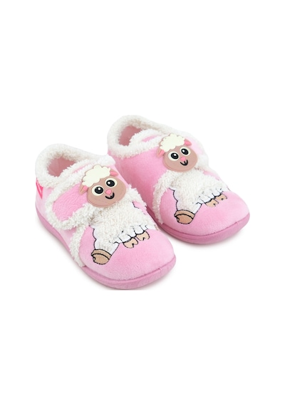 Gezer Kışlık Cırtlı Ayarlanabilir Rahat İç Taban Kız Çocuk Panduf Ayakkabı Ga2kpm.03366.00.r90.b42 Pembe