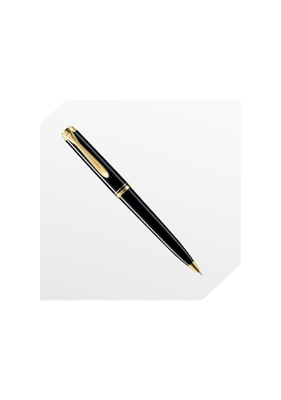 Pelikan Tükenmez Kalem 14 Ayar Altın Kaplama Siyah K300