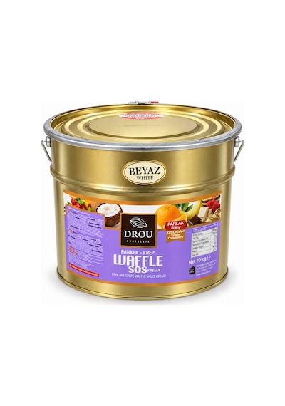 Drou Eko Beyaz Pankek - Krep Waffle Sos 10 Kg