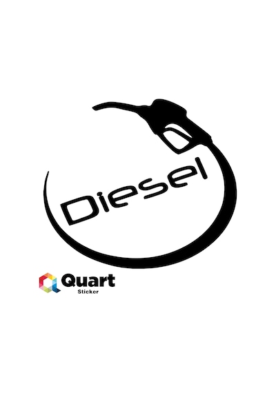 Diesel Yakıt Deposu Sticker, Depo Kapağı Sticker