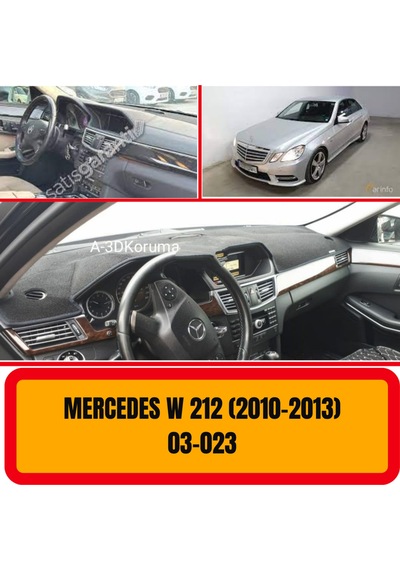 MERCEDES -BENZ W212 2010-2013 ÖN GÖĞÜS / PANEL /  TORPİDO KORUMASI - KILIFI - HALISI
