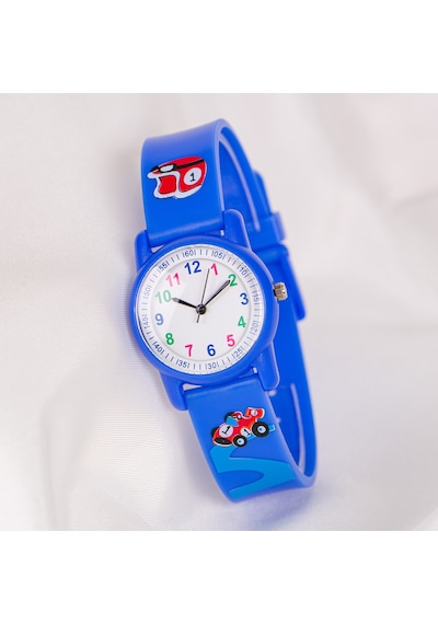 Pinkoli Racing Yarış Arabası Motifli Analog 6-13 Yaş Çocuk Kol Saati ST-303984