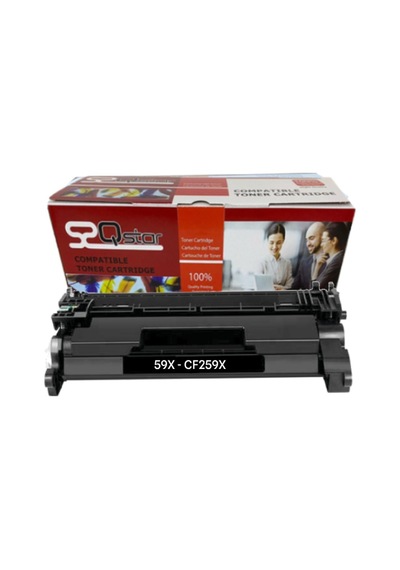 Qstar Hp 59x Cf259x Çipli Uyumlu, Toner 10000 Sayfa M304 M305 M404 M405 M406 M407 M430