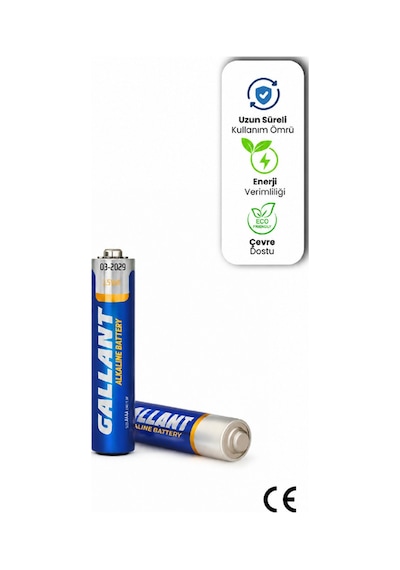 Aaaa Pil 1.5v Alkalin Tablet Kalemi Pili Lenovo Huawei Asus Dell Surface Pro Uyumlu 8'li Ekonomik Paket Yeni Tarih 2029