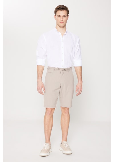 AC&Co / Altınyıldız Classics Erkek Kahverengı Slim Fit Dar Kesim Yan Cepli Gofre Desenli Şort Kahverengi AC&Co / Altınyıldız Classics Erkek Kahverengı Slim Fit Dar Kesim Yan Cepli Gofre Desenli Şort Kahverengi