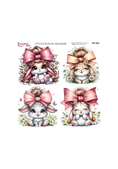 Ütü İle Rub On Transfer Kağıdı 30x30cm Rb-969