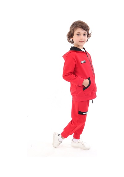 Toontoy Kids Toontoy Erkek Çocuk Baskılı Eşofman Takım Kırmızı Toontoy Kids Toontoy Erkek Çocuk Baskılı Eşofman Takım Kırmızı