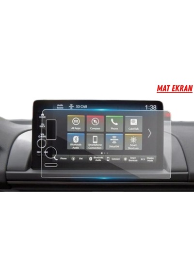 Honda Civic Elegance 2025 Navigasyon Ve Multimedya Uyumlu Mat Ekran Koruyucu
