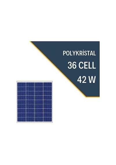 Lexron 42W Polikristal Güneş Panelİ