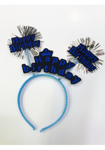 Happy Birthday Neon Renk Doğum Günü Tacı 12 Adet - Zmff-52340 18