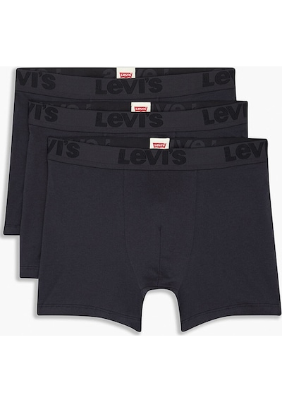 Levi's 3'lü Erkek Siyah Boxer